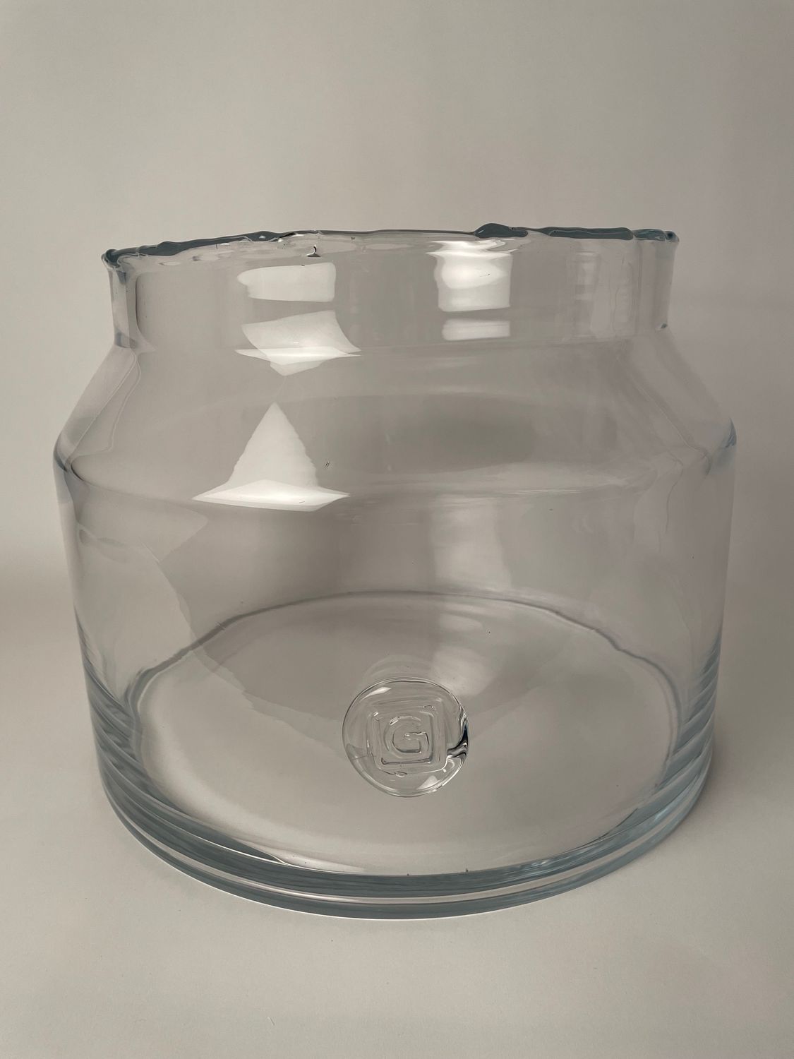 Gommaire Pot Matilda Small – Clear | Handgefertigte Glasvase in organischem Design