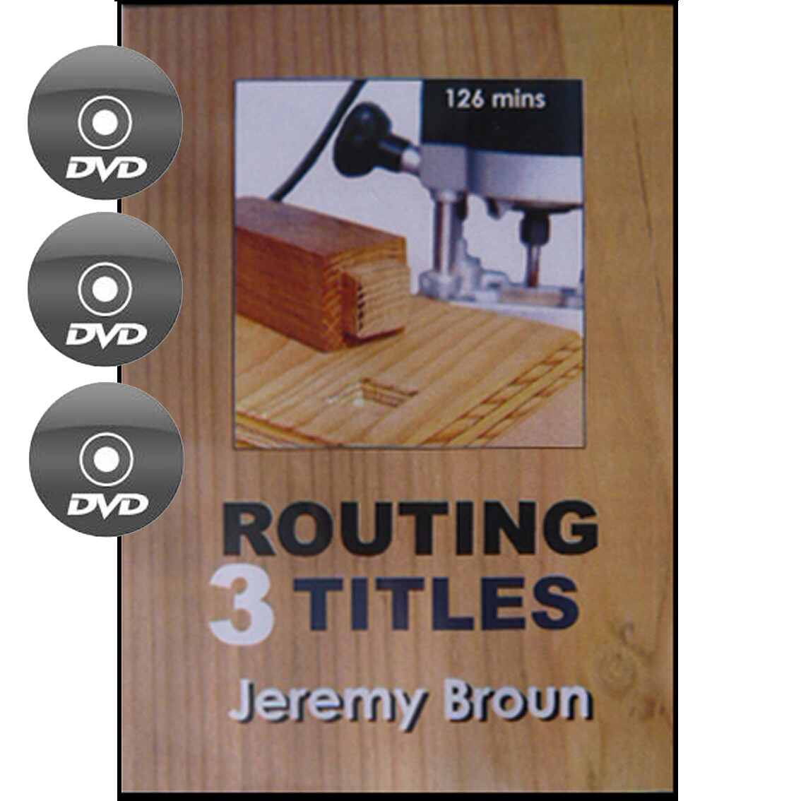 Three Routing Titles - DVDs -     (1) Essential Routing, (2) Jointcutting with the Router, (3) Router Jigging