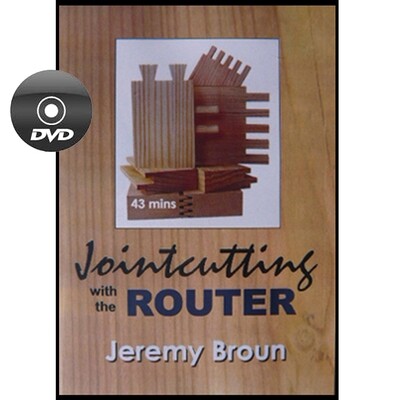 Jointcutting with the router - DVD