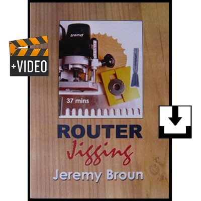 ROUTER JIGGING - video download. Once you understand the router is a simple jigged device and you start thinking, buying and making your own jigs, you will be in the fast lane of routing. ROUTER JIGGING - video download. Once you understand the router is a simple jigged device and you start thinking, buying and making your own jigs, you will be in the fast lane of routing.