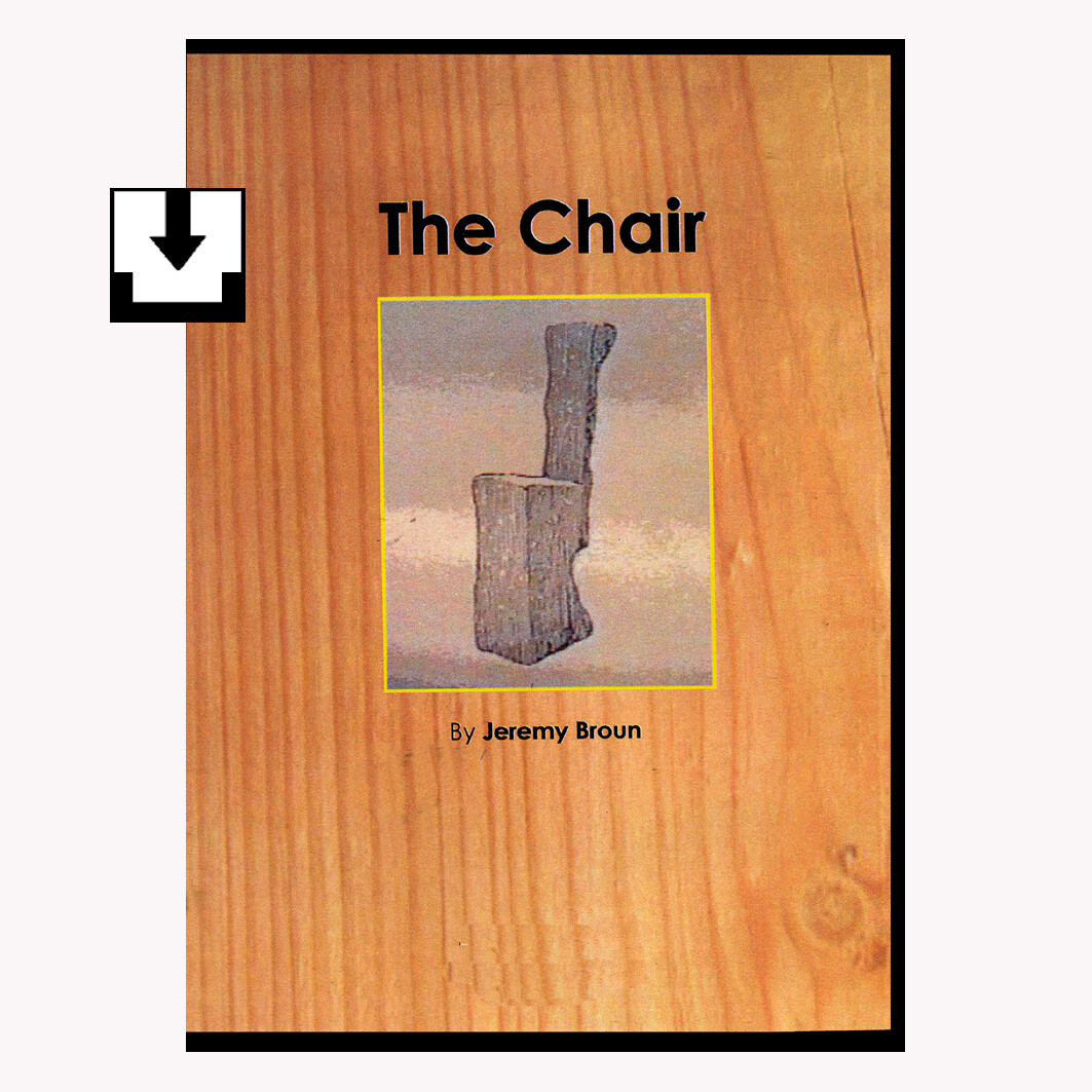 THE CHAIR - a 30 minute documentary film exploring the chair as an artefact of service and culture through history.  A Crafts Council Award film (1990). Interviews include Ron Arad, David Colwell.