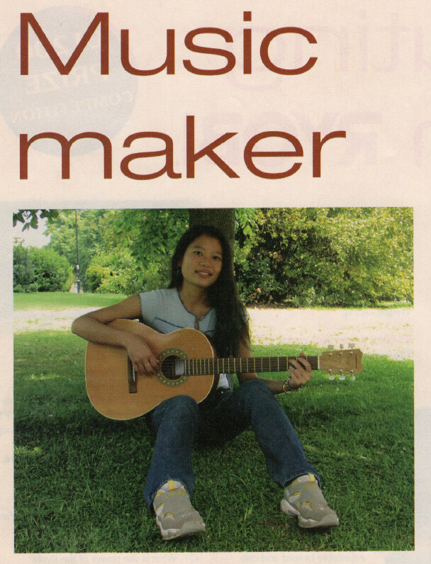 MUSIC MAKER. Jeremy Broun shows how a router is used for guitar building (Trend magazine 2003)