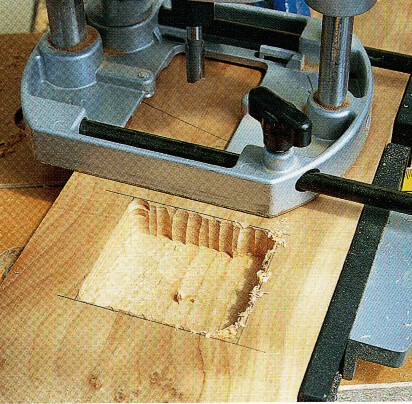 FAST PLUNGE ROUTING - the most efficient way to remove stock pioneered by Jeremy Broun in 1989. It shows how understanding the character of wood and how the router works leads to better solutions.