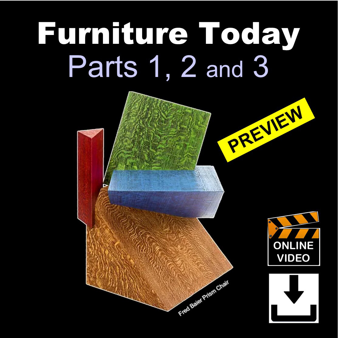 Furniture Today - Parts, 1, 2 &amp; 3 PREVIEW - online &amp; offline video. A unique presentation of the British Designer Maker revolution against a historical backcloth. Three short trailers.