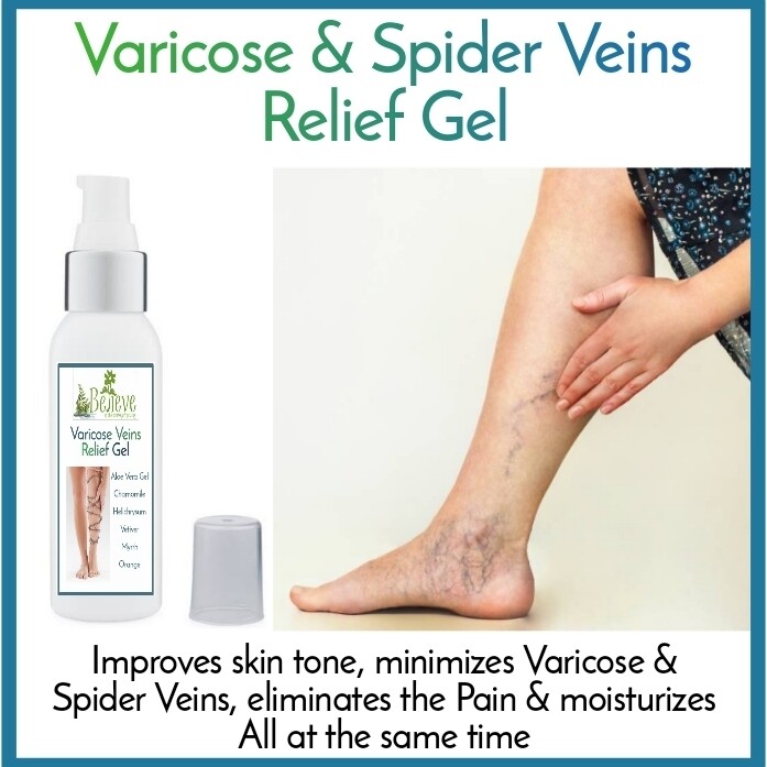 Varicose & Spider Veins Relief Gel - 125ml