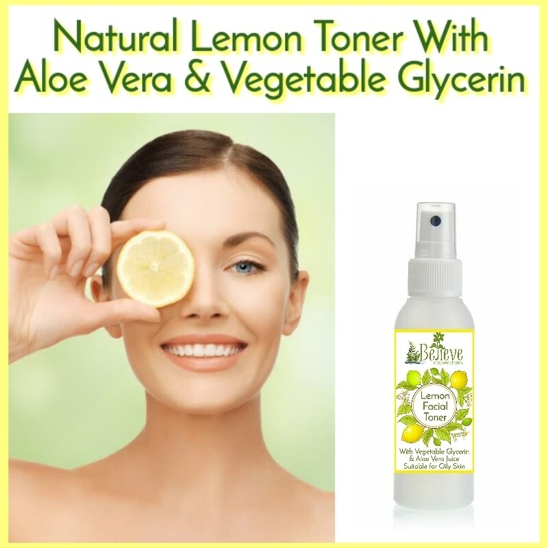 Lemon Facial Toner for Oily Skin 130ml