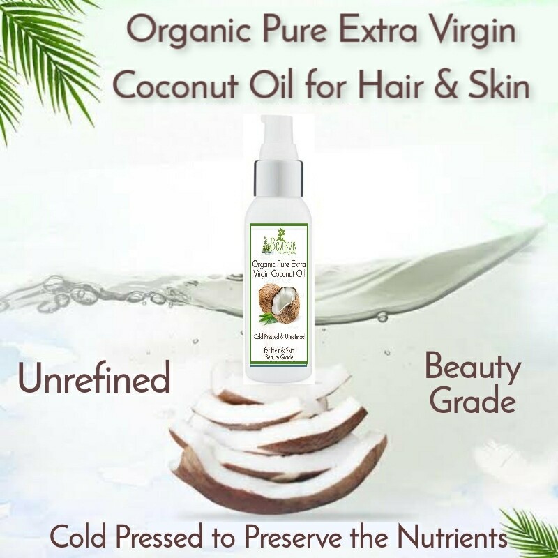 Organic Pure Extra Virgin Coconut Oil 125ml