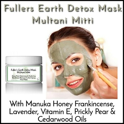 Fullers Earth Detox Clay Mask (Multani Mitti) 150ml