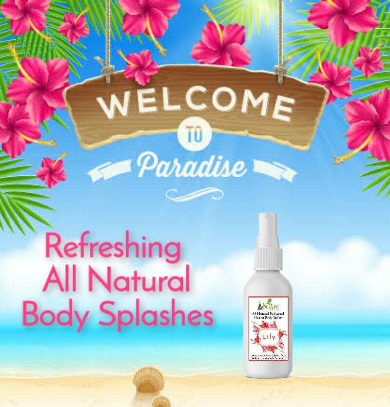 Natural Hair &amp; Body Splashes (Alcohol Free)