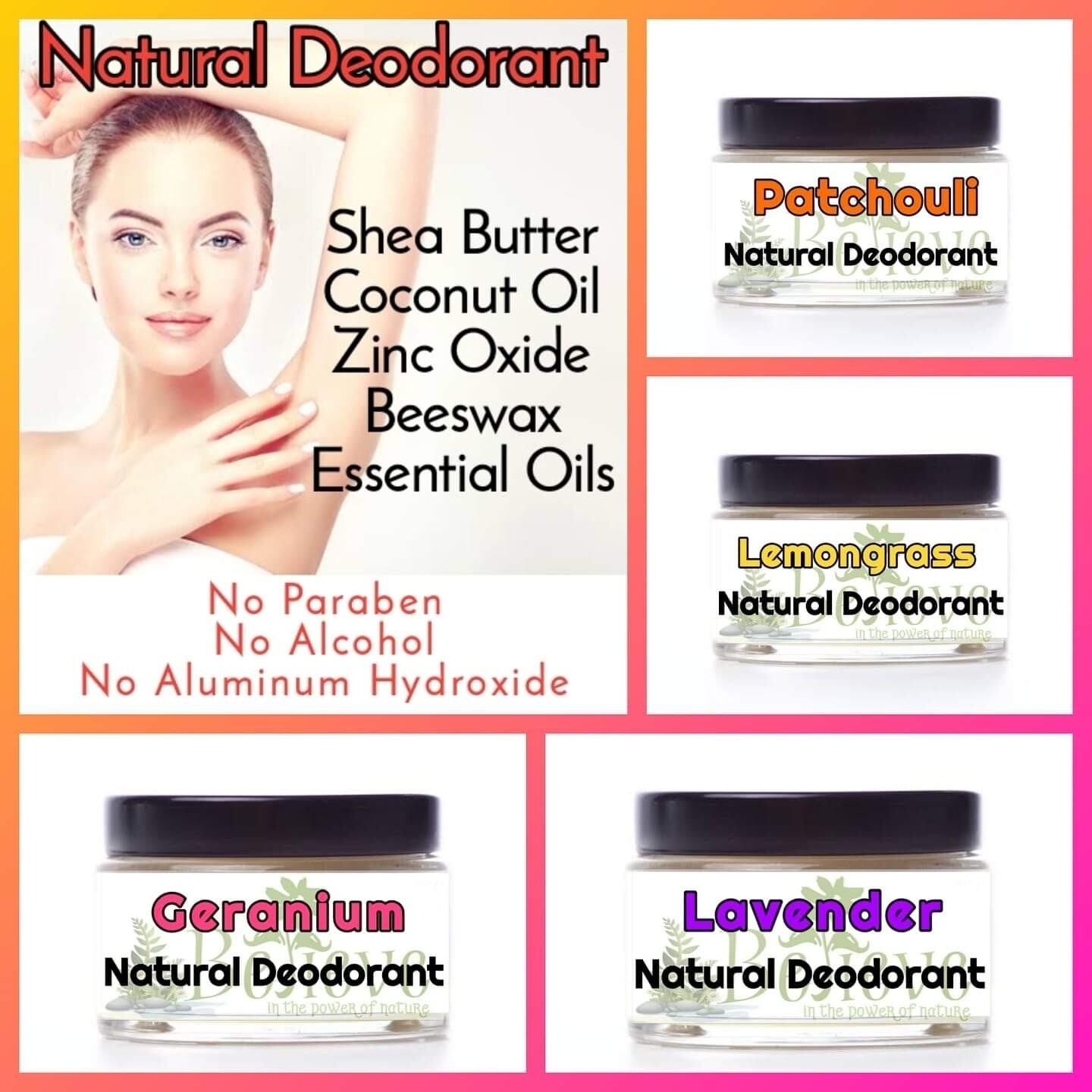 Natural Deodorant 50grm