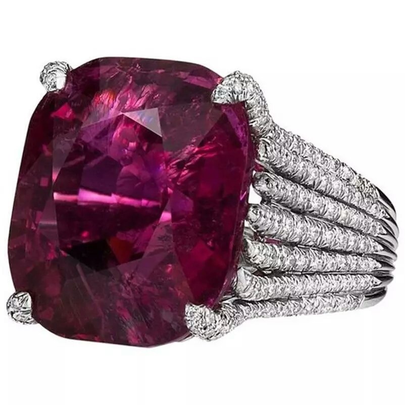 Luxury Red Crystal Zircon