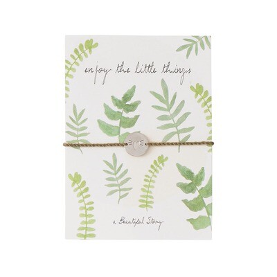 Postcard Jewelry - &quot;Enjoy the little Things&quot;