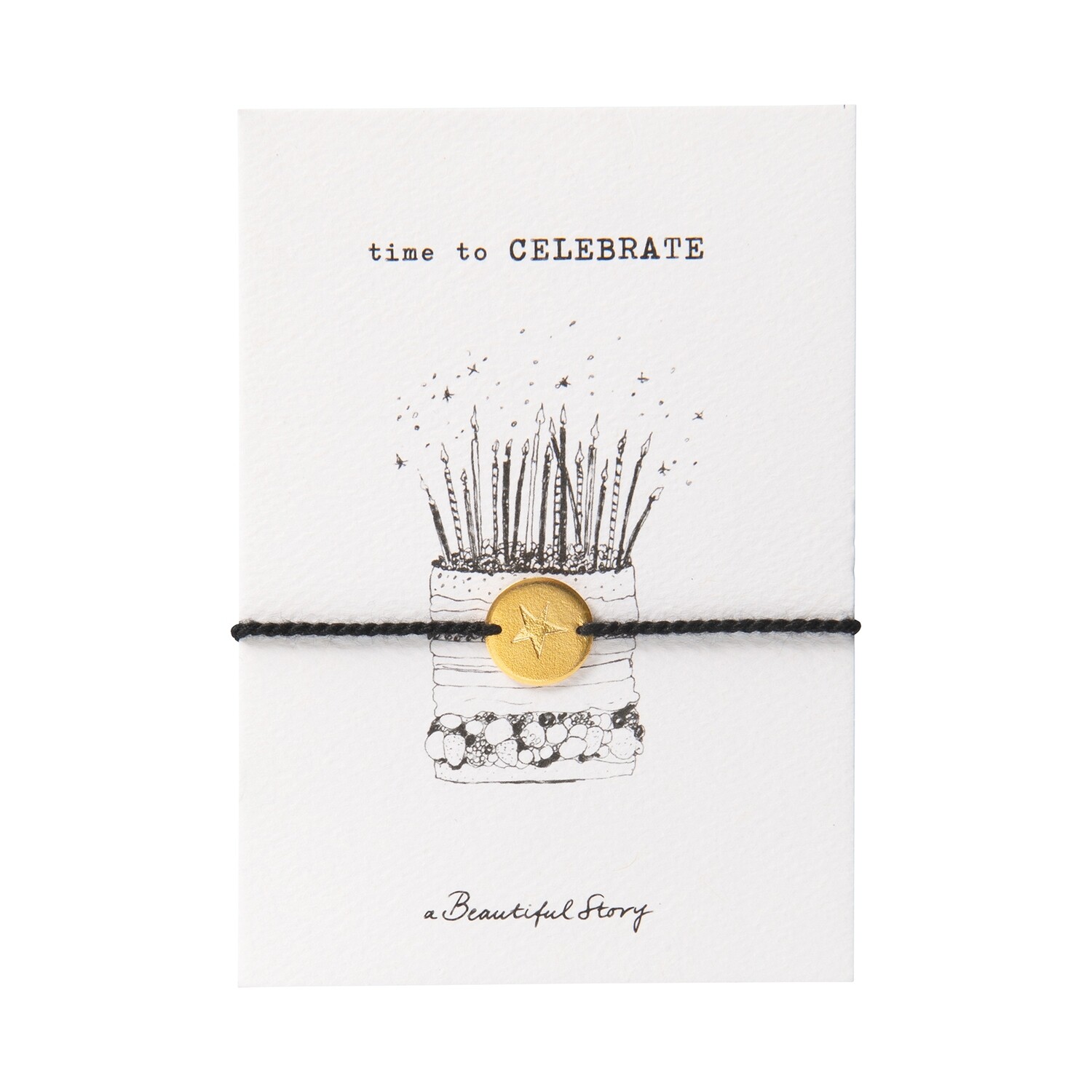 Postcard Jewelry - "Time to celebrate"