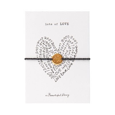 Postcard Jewelry - &quot;Lots of Love&quot;