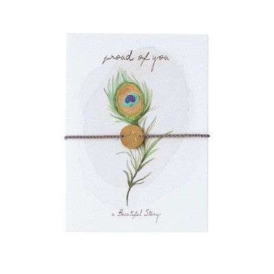Postcard Jewelry - &quot;proud of you&quot;