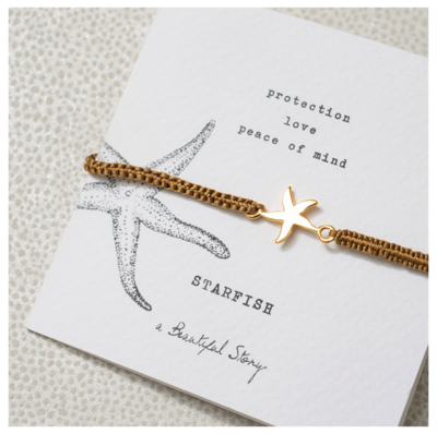 Armband "goldener Seestern"