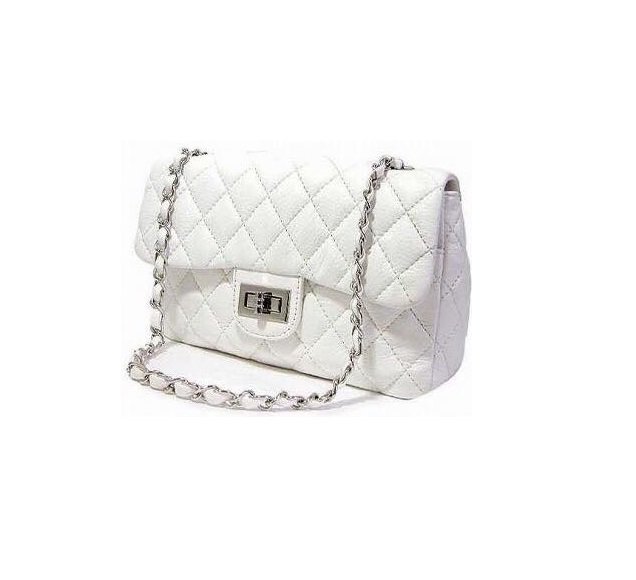 Chained Shoulder Bag - White (SOLD OUT)