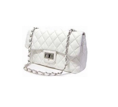 Chained Shoulder Bag - White (SOLD OUT)