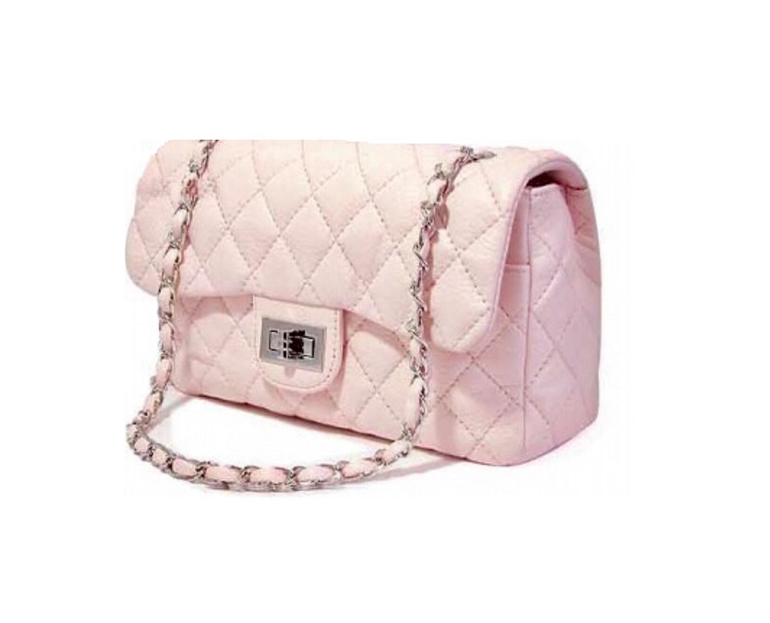 Chained Shoulder Bag - Pink (SALE)