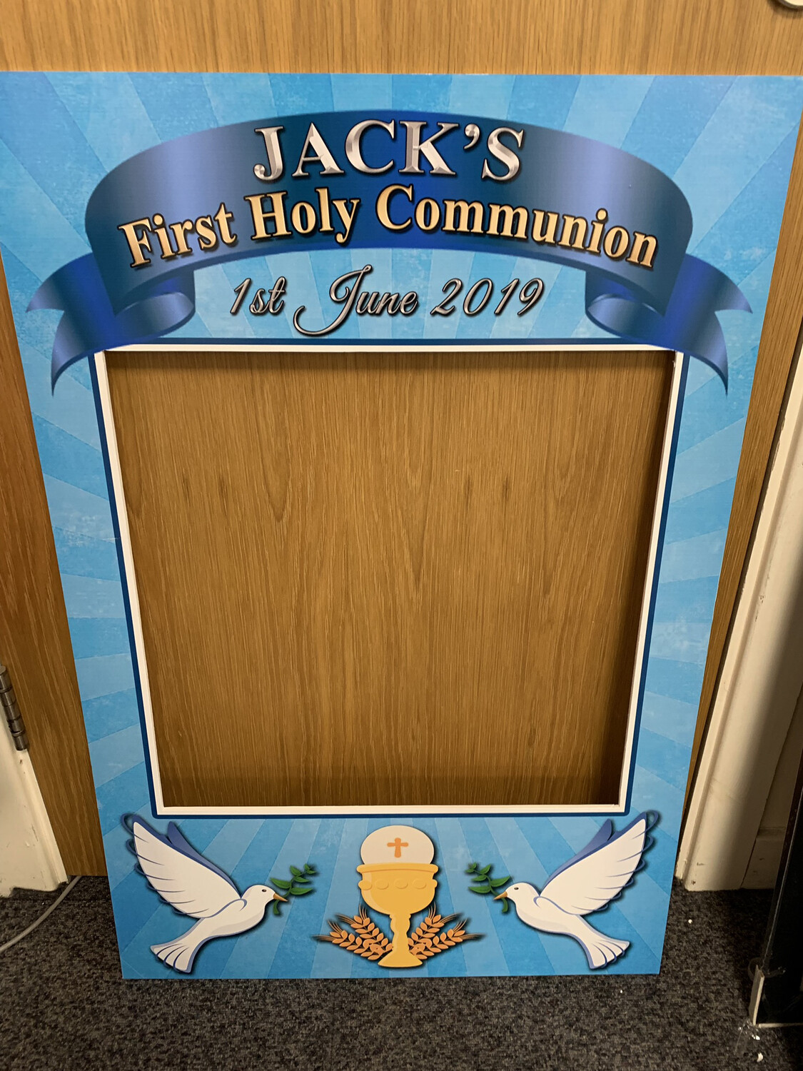 First Communion selfie Frame