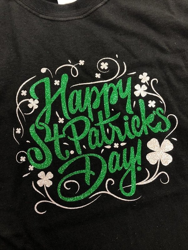 Happy St Patricks Day - Glitter