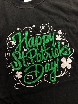 Happy St Patricks Day - Glitter