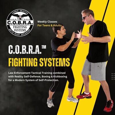 C.O.B.R.A. Fighting Systems For Adults (Rate Per Month)