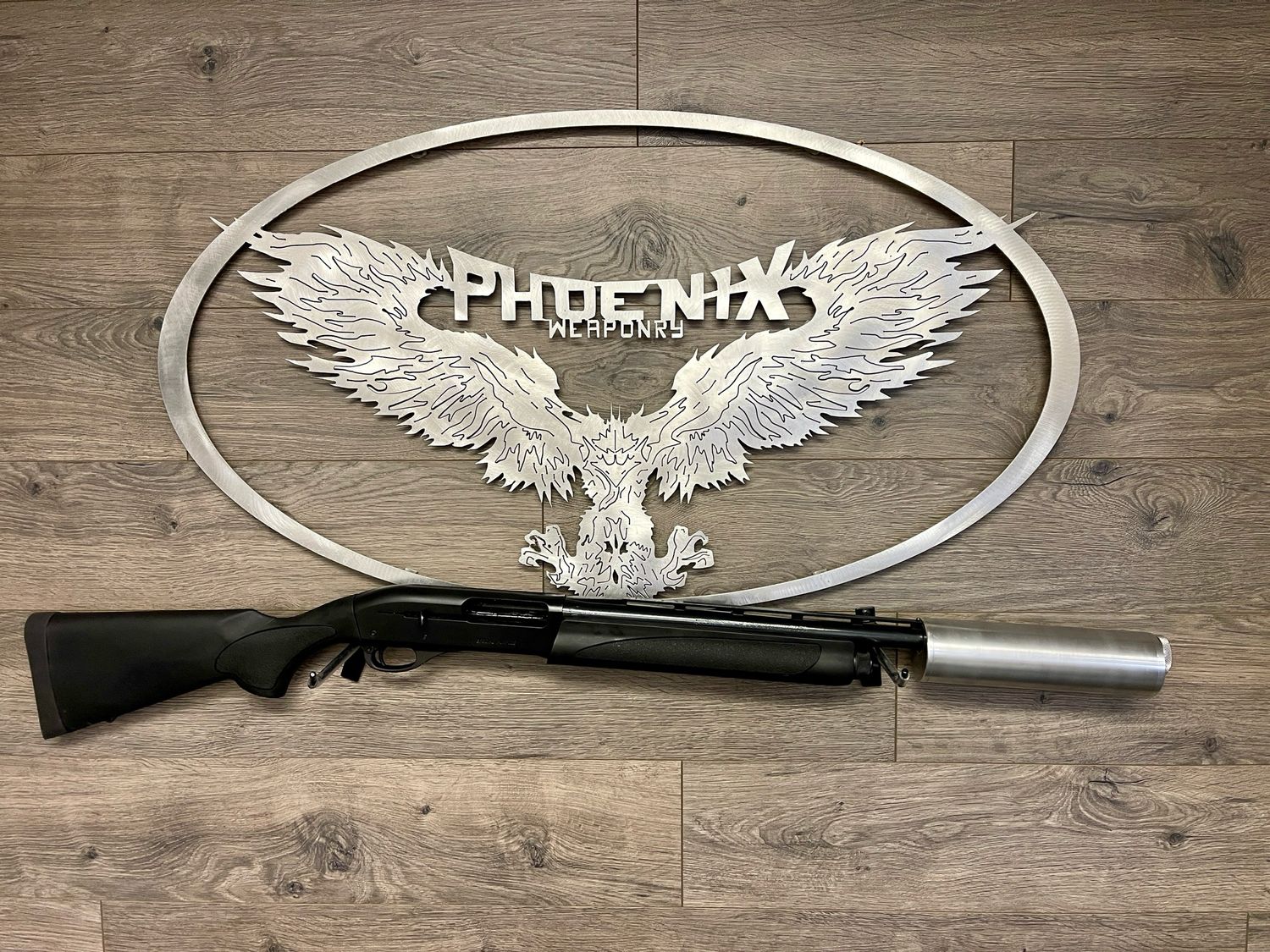 No Country Integrally Suppressed 12-Gauge Shotgun No Country Integrally Suppressed 12-Gauge Shotgun