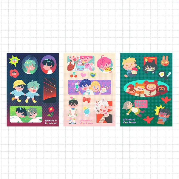 Clear Sticker Sheets Vol 03