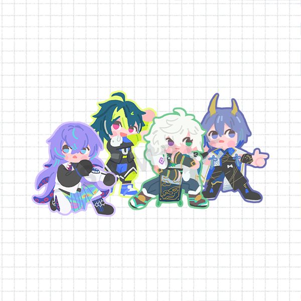 2434: Heroes Sticker Set