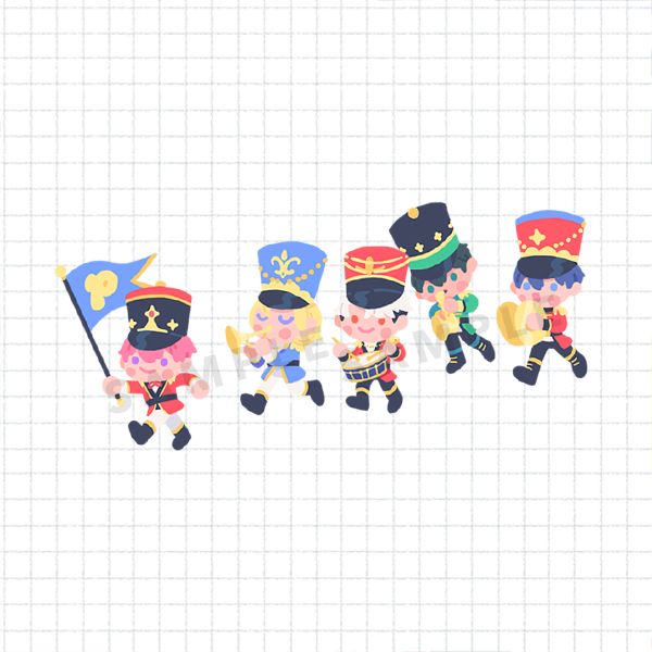 PLAVE Nutcracker Sticker Set