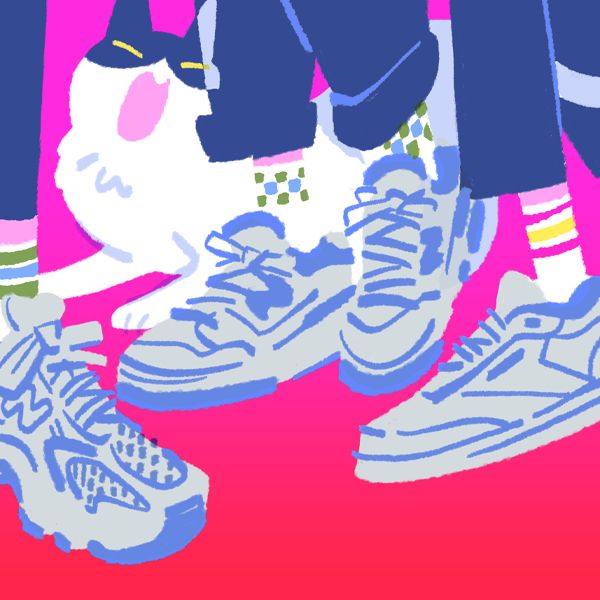 A4 Riso Print: Socks