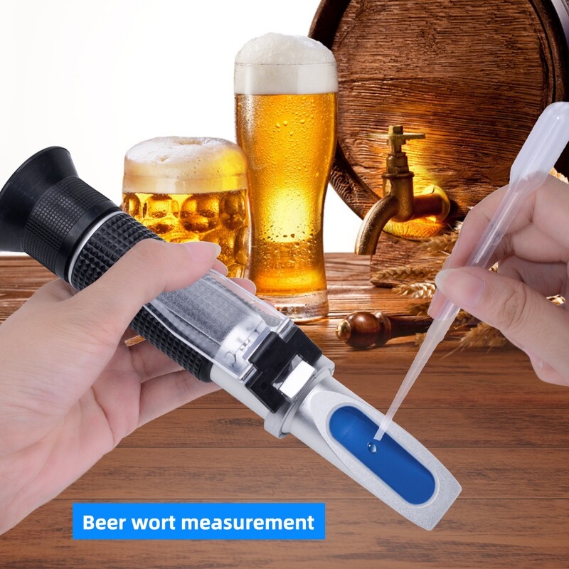 NutriMeter II - measures both food nutrient density indices (NDI = BRIX)  as well as beer and other drinks qualities (WORT)