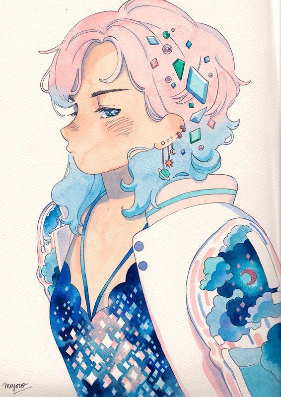 Glimmer - Watercolor Painting