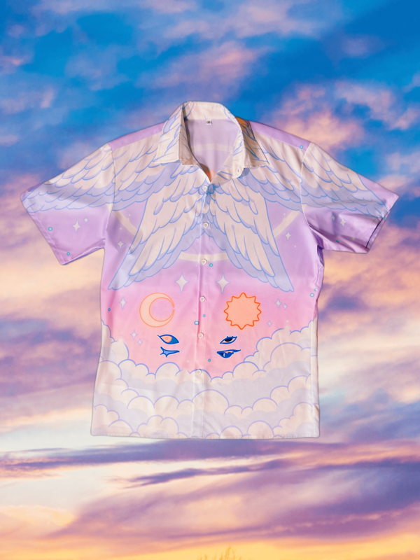 Angel Wings Button Up