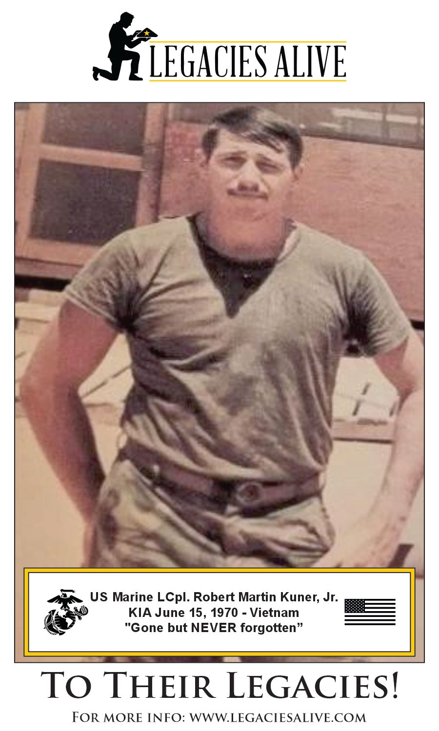 LCpl Robert Martin Kuner Jr.