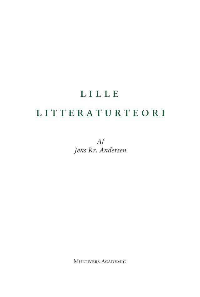 Lille litteraturteori