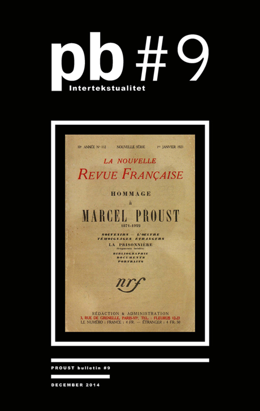 Proust Bulletin No 09 – Intertekstualitet