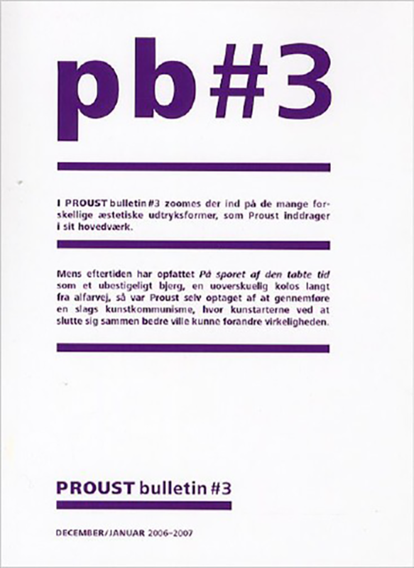 Proust Bulletin No 03