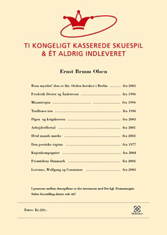 Ti kongeligt kasserede skuespil – og et aldrig indleveret