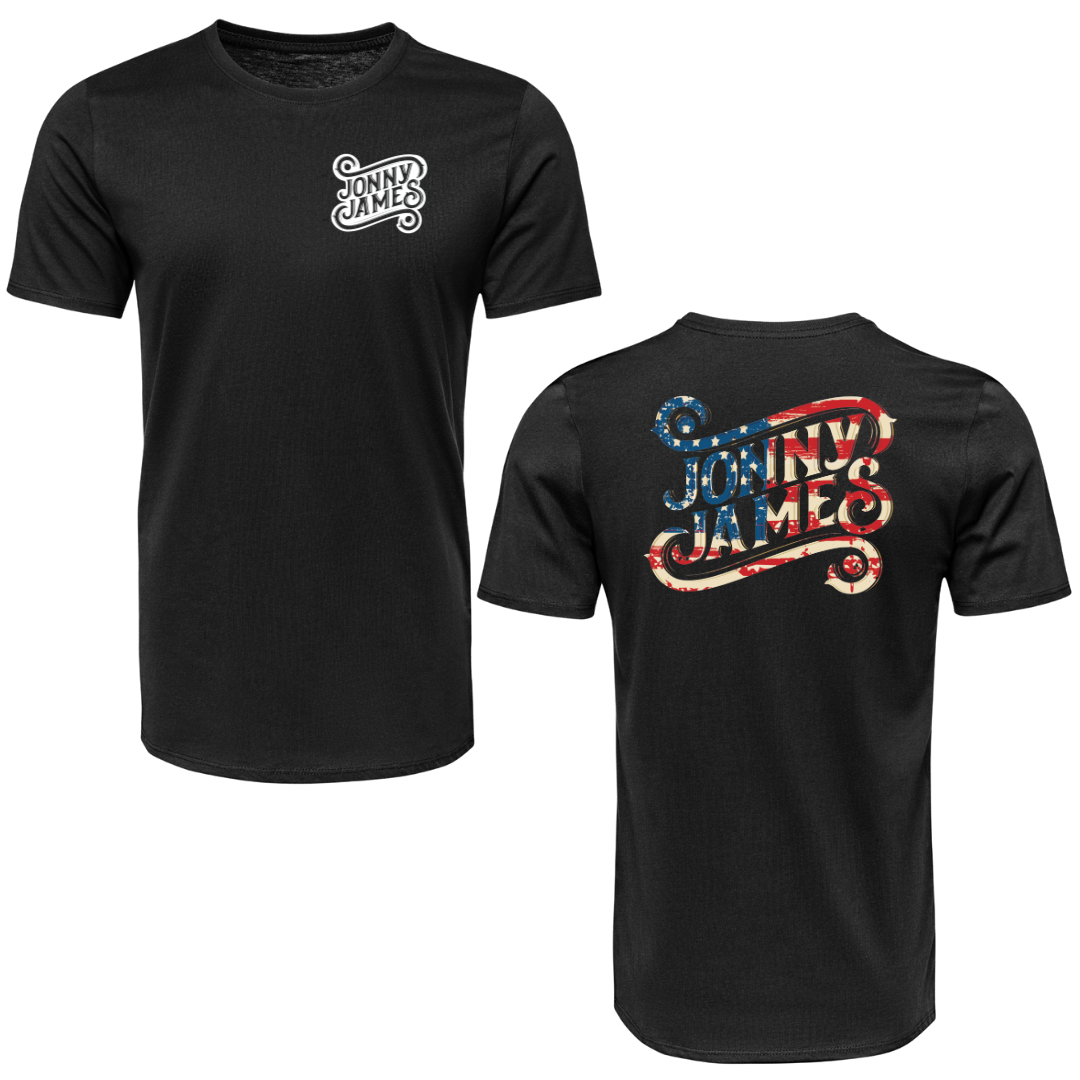 Jonny James Black Tee