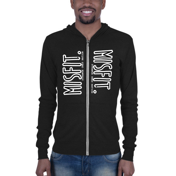 #Misfit - Unisex zip hoodie