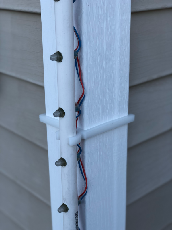 1/2&quot; PVC Corner Post Clips