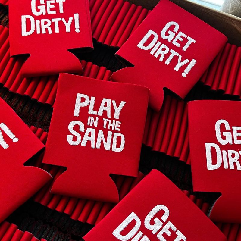 Bundle of Koozies - Get Dirty Play in the Sand