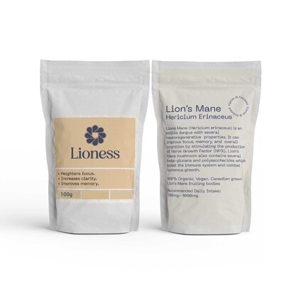 Lions Mane Supplement Powder