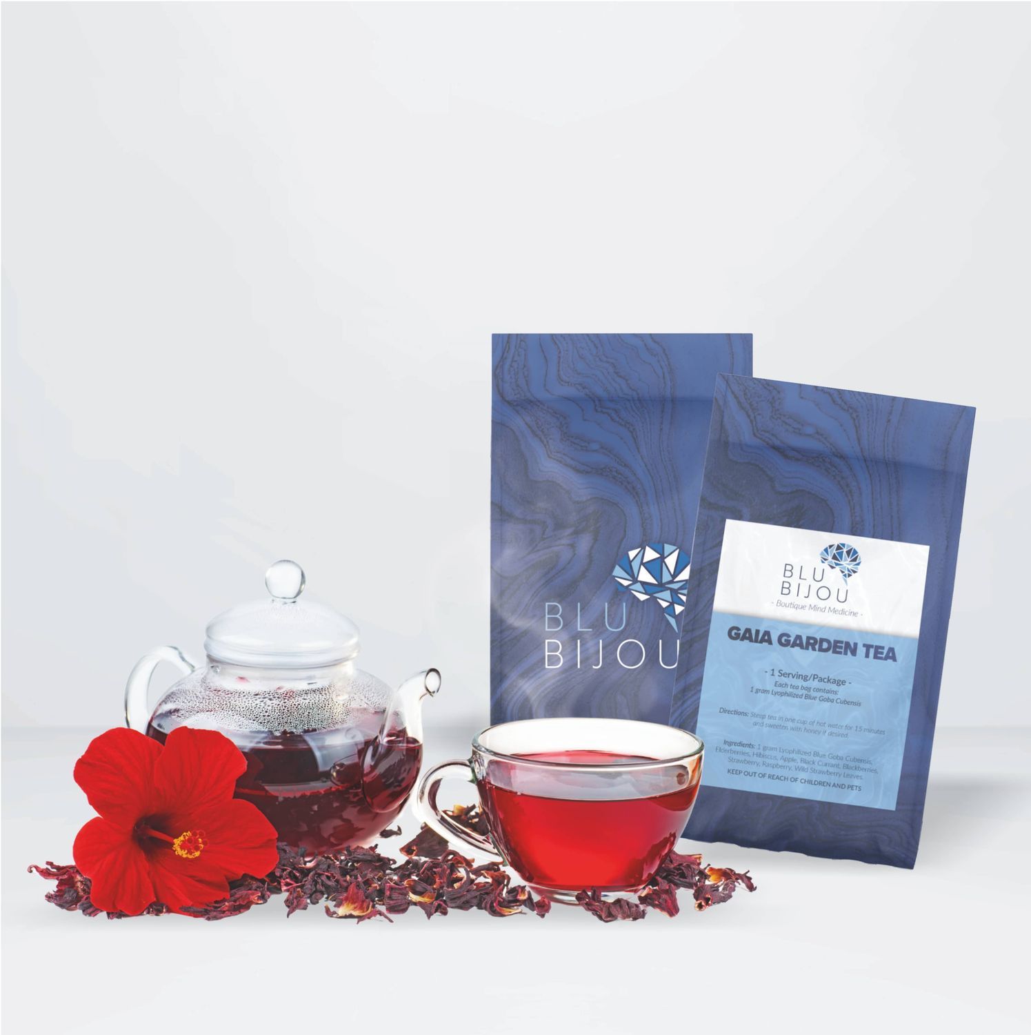 BLU BIJOU Herbal Tea, Flavour: Gaia Garden (1g)
