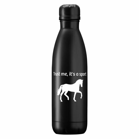 Bouteille isotherme &quot; Trust me, it&#39;s a sport&quot;