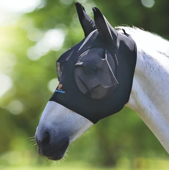 Masque à mouche en lycra Shires avec zip