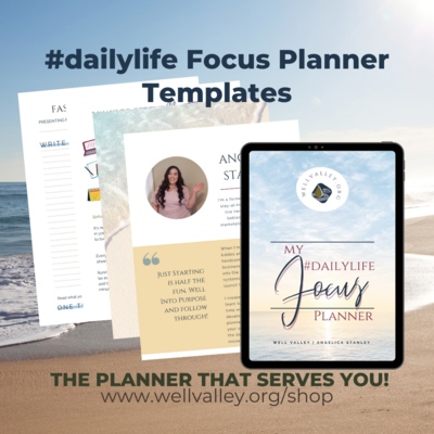 #dailylife Focus Planner Template