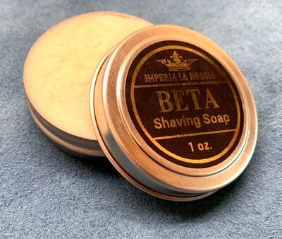 ILR BETA Shave Soap Sample Size 1 oz. (Japanese Grapefruit and Frankincense)